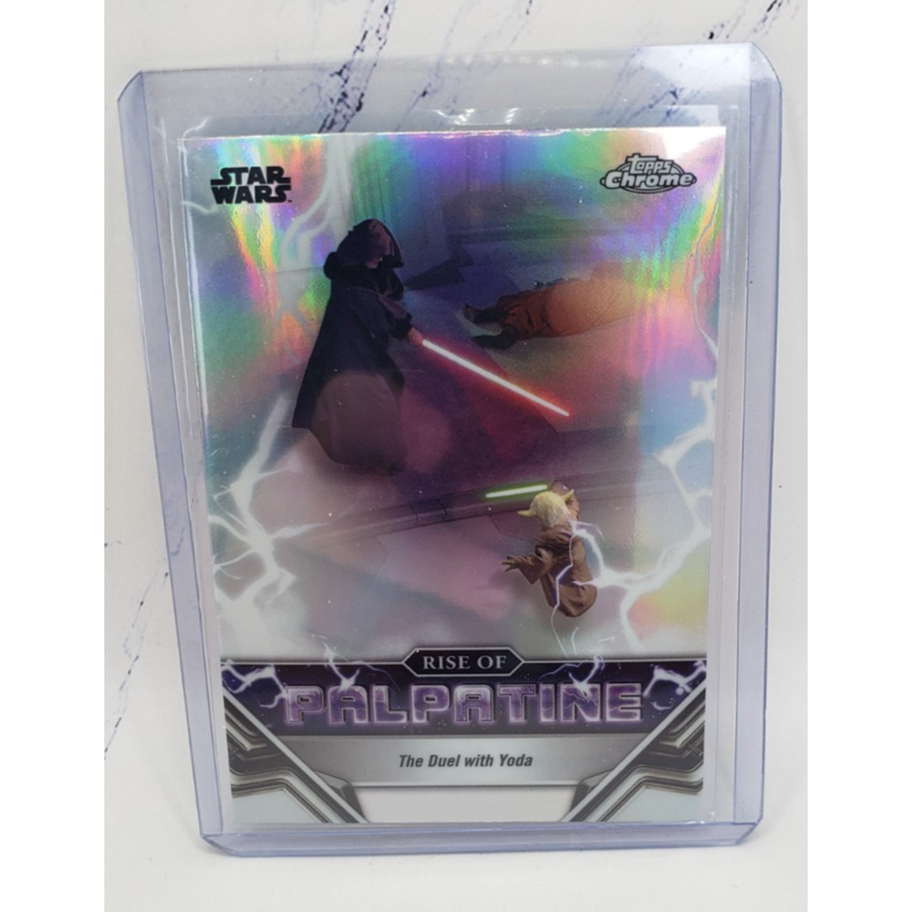 2024 Topps Chrome Star Wars Rise of Palpatine Darth Sidious RP-11 Insert Card!
